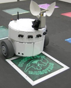 The CARL robot, from UC Irvine's Cognitive Anteater Robotics Laboratory.
